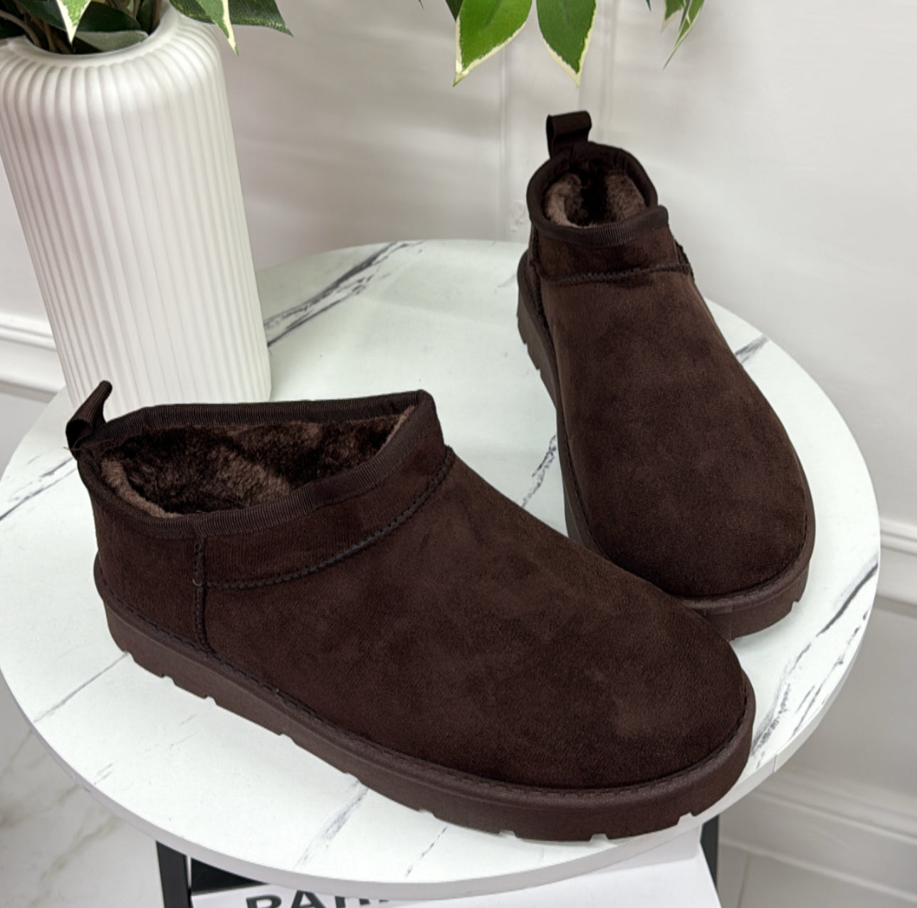 Nastya - Stivaletto Eskimo Boots Comodo Marrone
