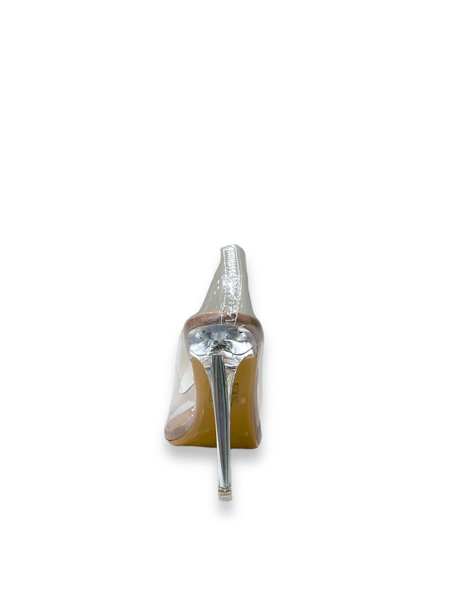 Crystal - Decolleté Donna Punta Tacco Spillo Trasparente Nude