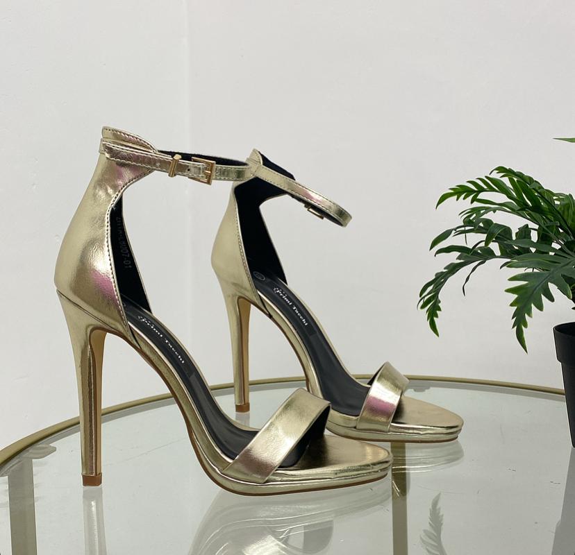 Sandali Da Donna Con Tacco A Spillo Rosa Shocking Scarpe Stile Romano Con Strass Alla Caviglia Da 10 Cm Taglia 35 42 Con Scatola Da 67,62 € | DHgate - Foto 7