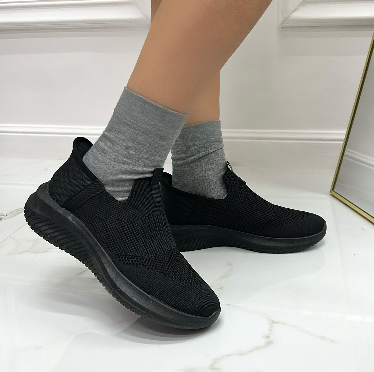 Madison - Sneakers Slip On Donna Scarpe Casual Comode Nero
