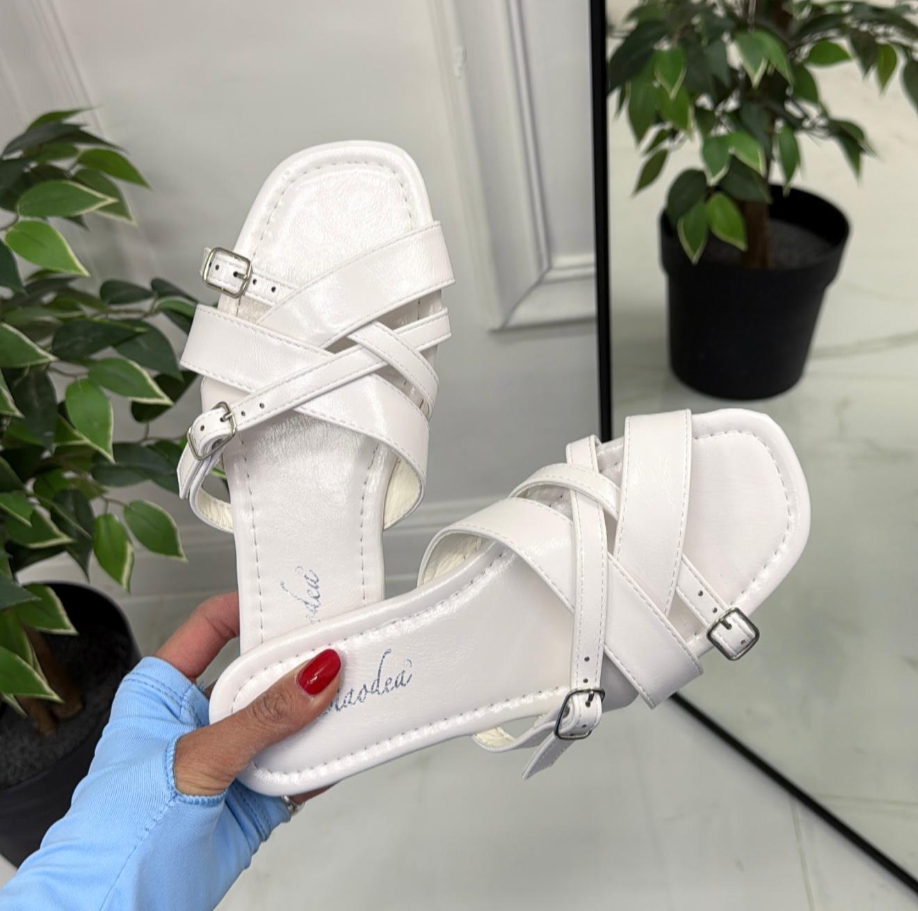 Hella - Sandalo Ciabatte Donna Casual Comode Bianco
