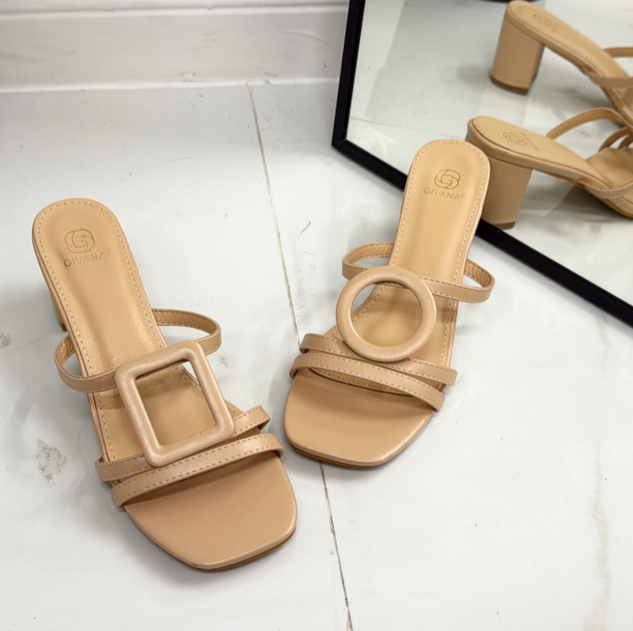 Taylor - Sandalo Donna Scarpa Tacco Punta Nude