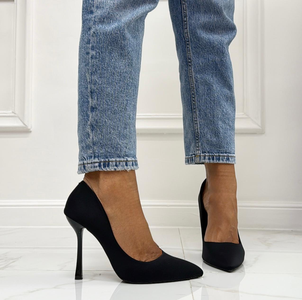 Lulù - Décolleté Donna Punta Tacco Spillo Nero