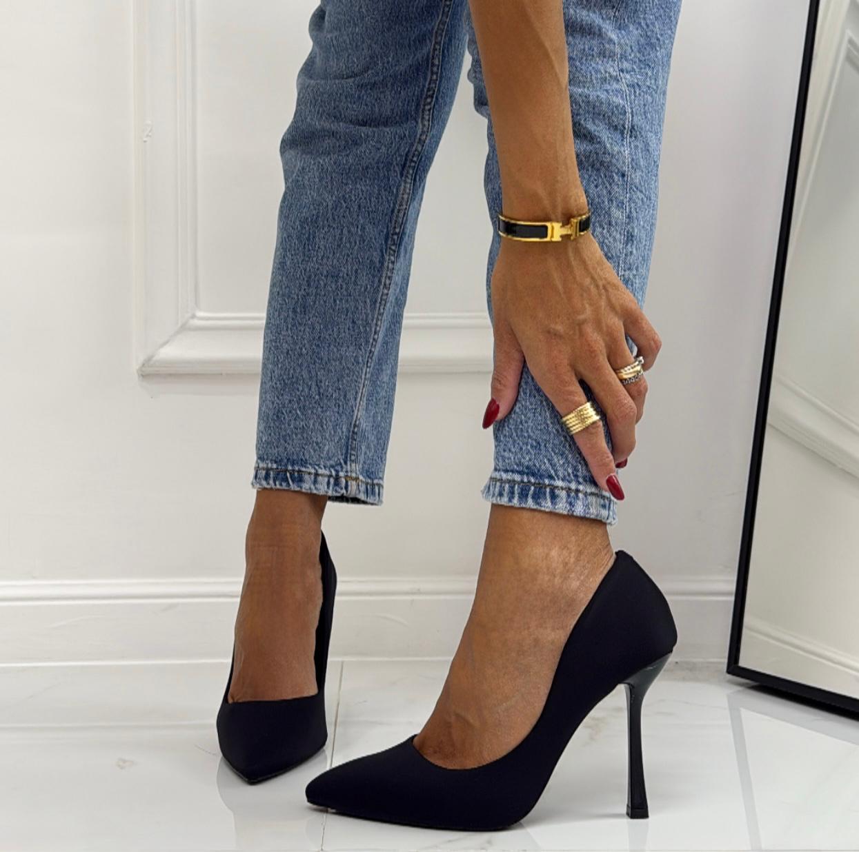 Lulù - Décolleté Donna Punta Tacco Spillo Nero