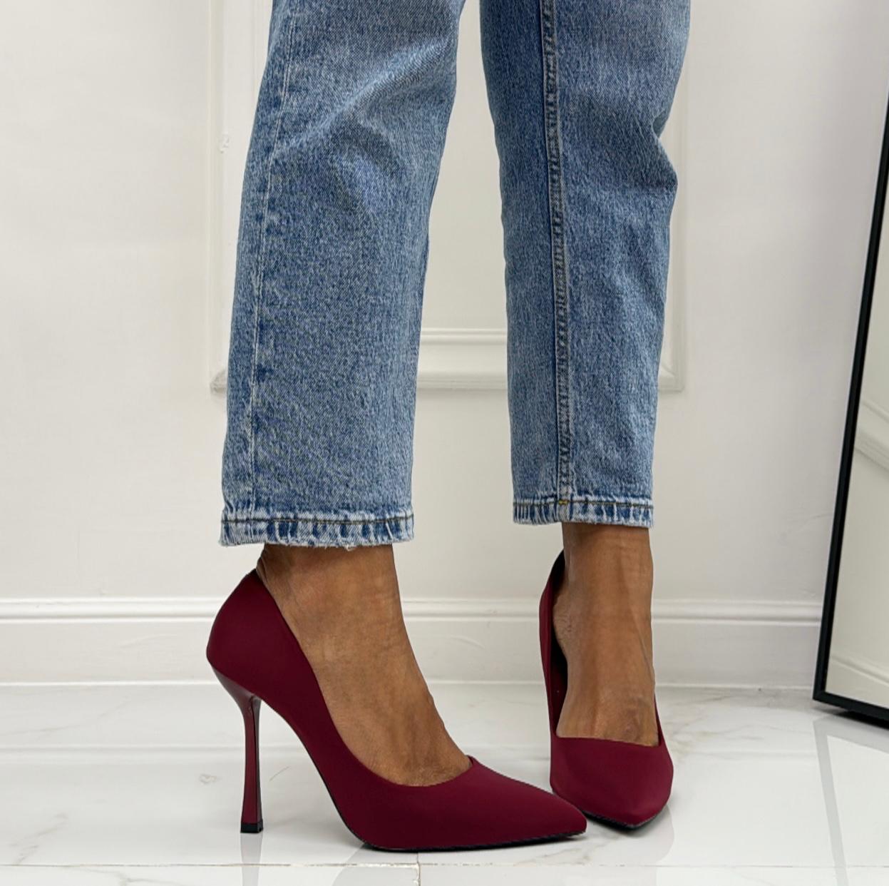 Lulù - Décolleté Donna Punta Tacco Spillo Bordeaux