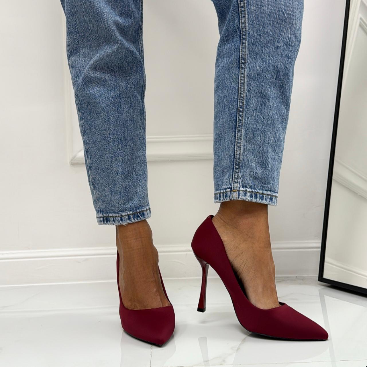 Lulù - Décolleté Donna Punta Tacco Spillo Bordeaux