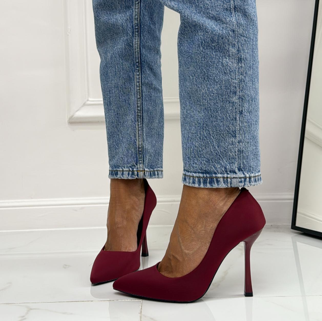 Lulù - Décolleté Donna Punta Tacco Spillo Bordeaux