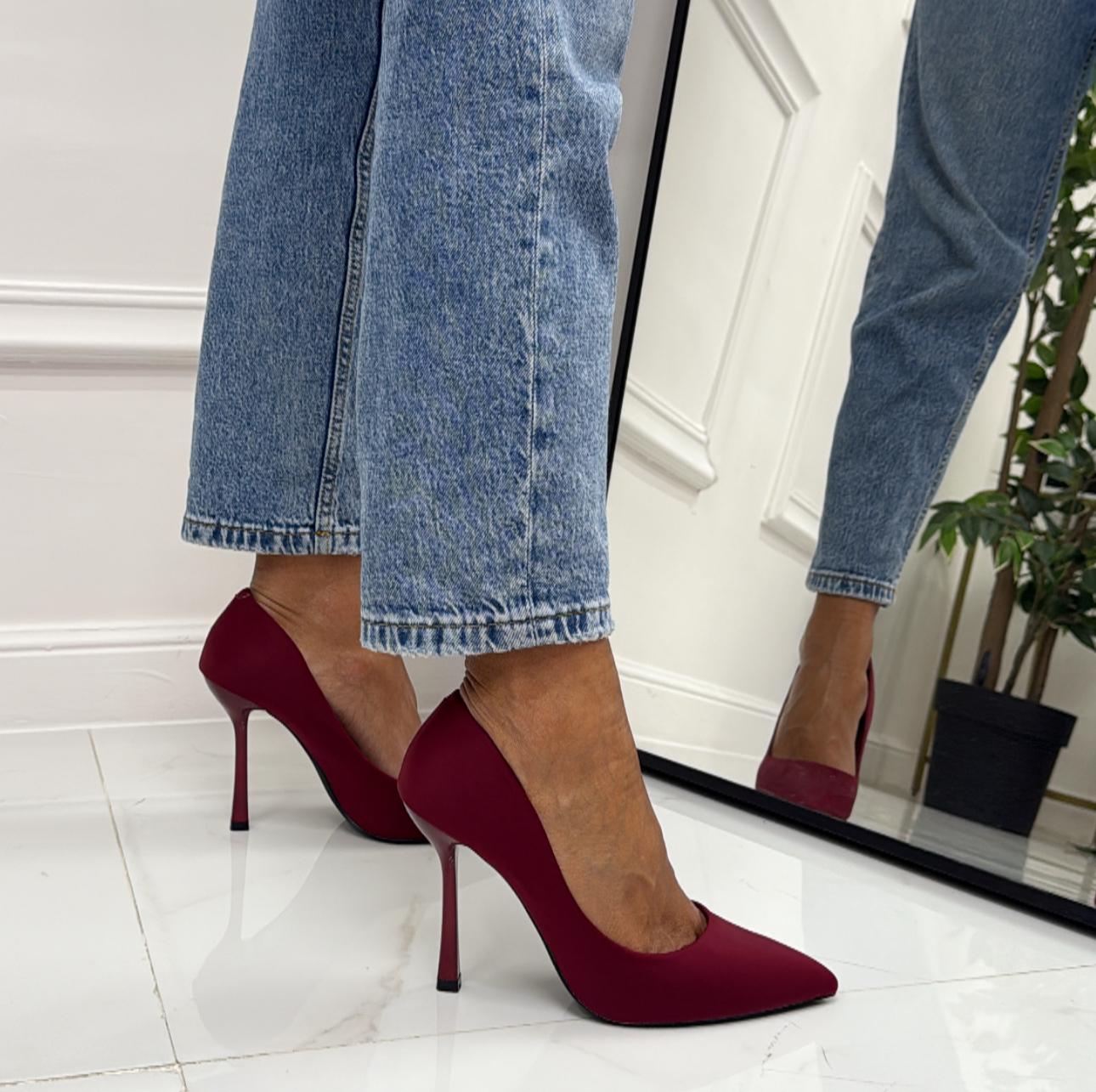 Lulù - Décolleté Donna Punta Tacco Spillo Bordeaux