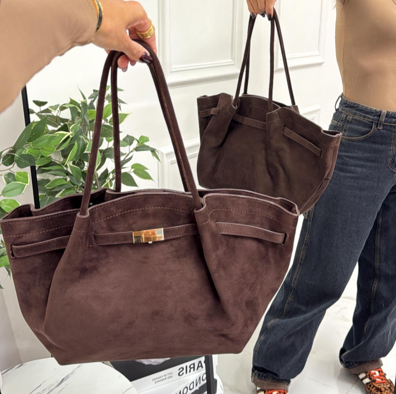 Polinesia - Borse Shopper in Velluto Eleganza Praticità