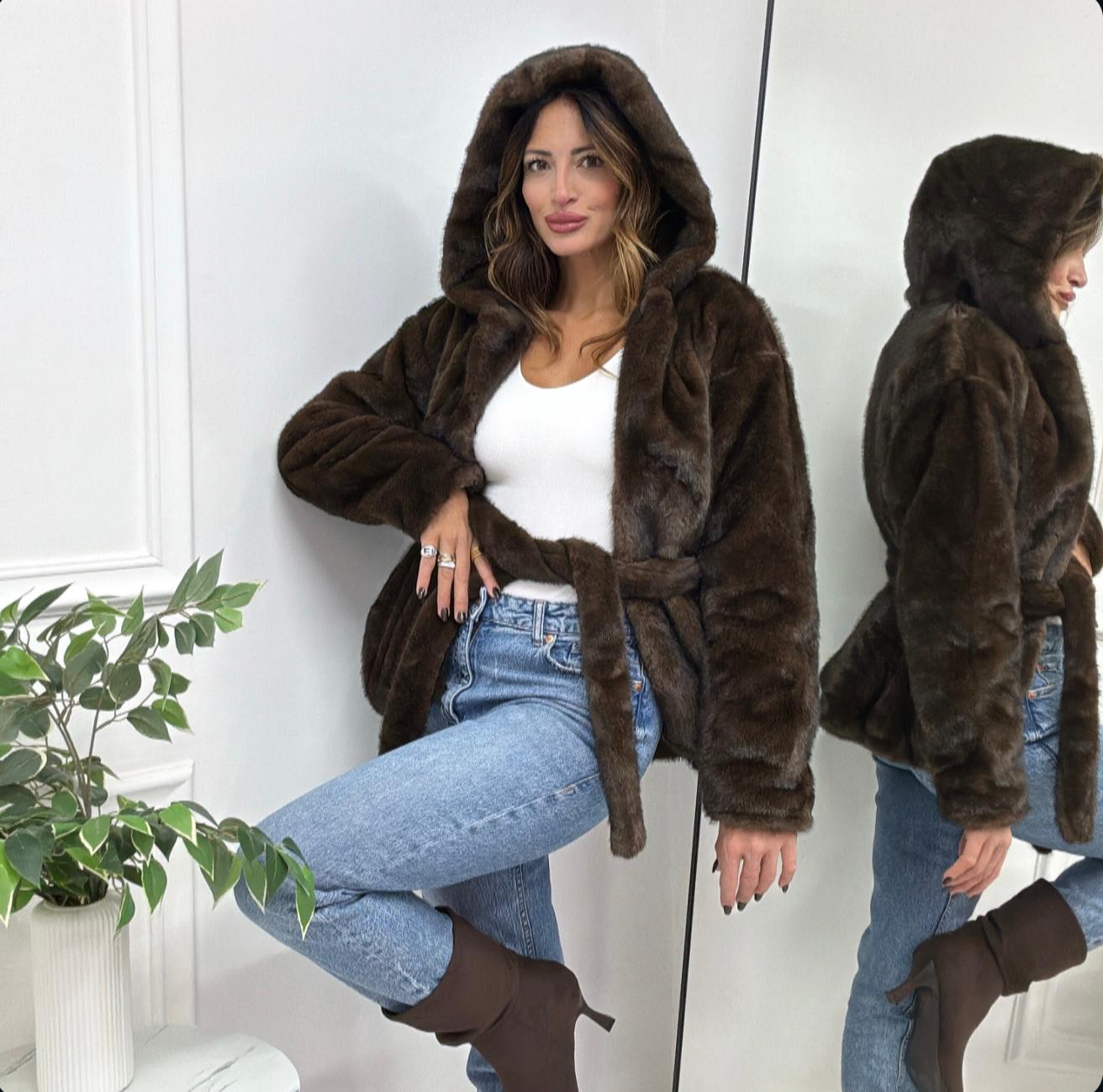 FUR - Eco Pelliccia Marrone
