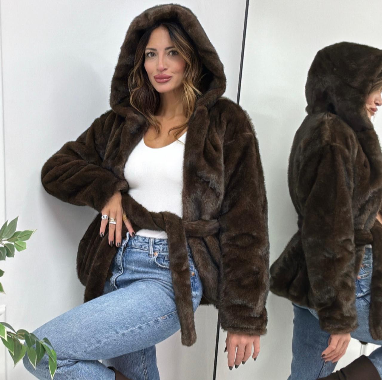 FUR - Eco Pelliccia Marrone