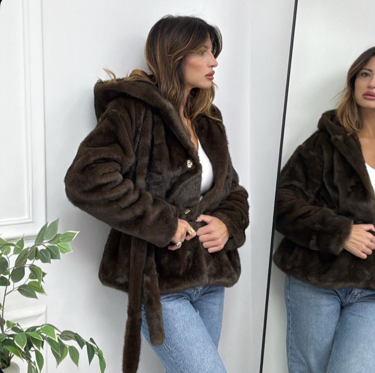 FUR - Eco Pelliccia Marrone