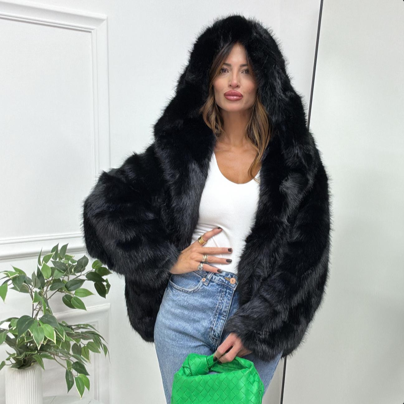 Fox - Eco Pelliccia Nero