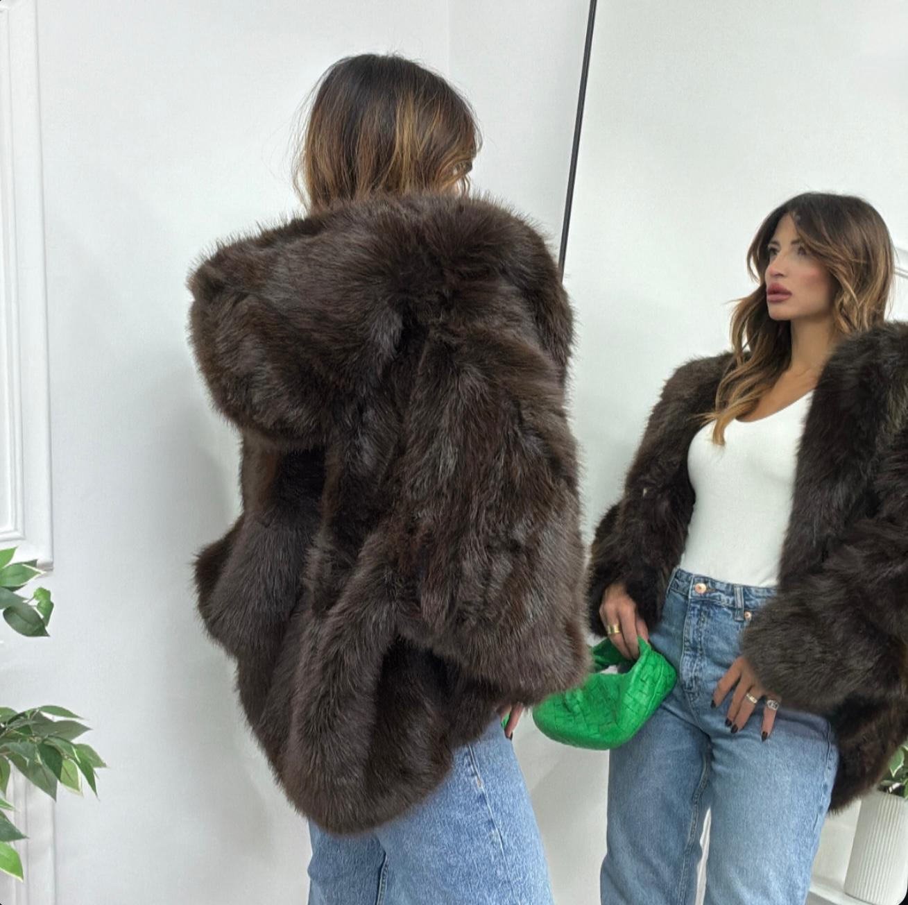 Fox - Eco Pelliccia Marrone