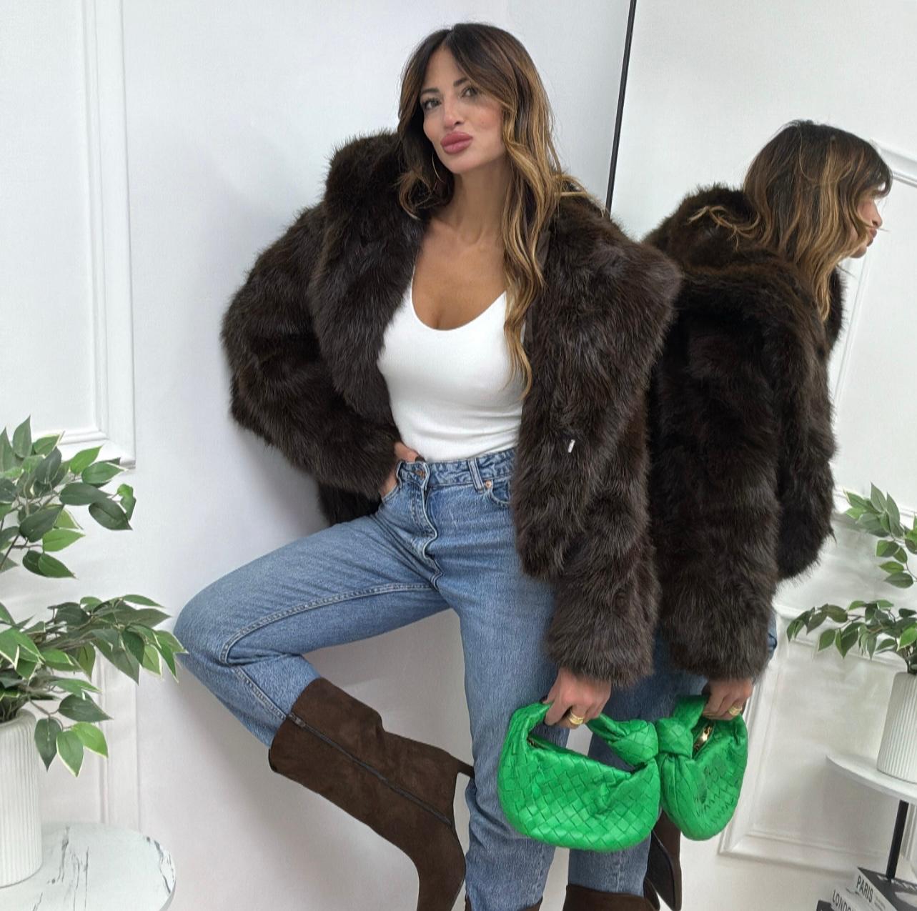 Fox - Eco Pelliccia Marrone