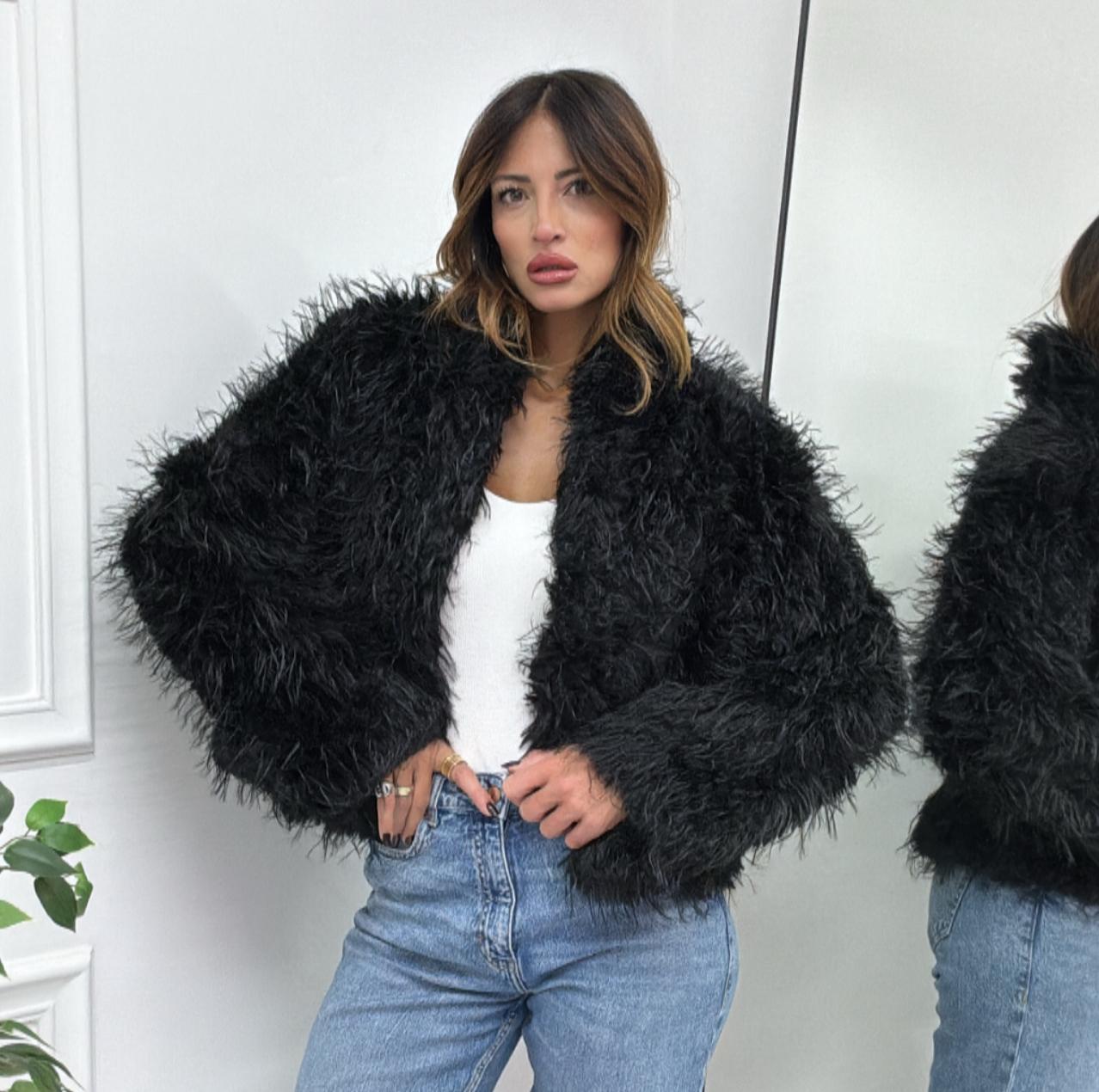 Miky - Eco Pelliccia Nero
