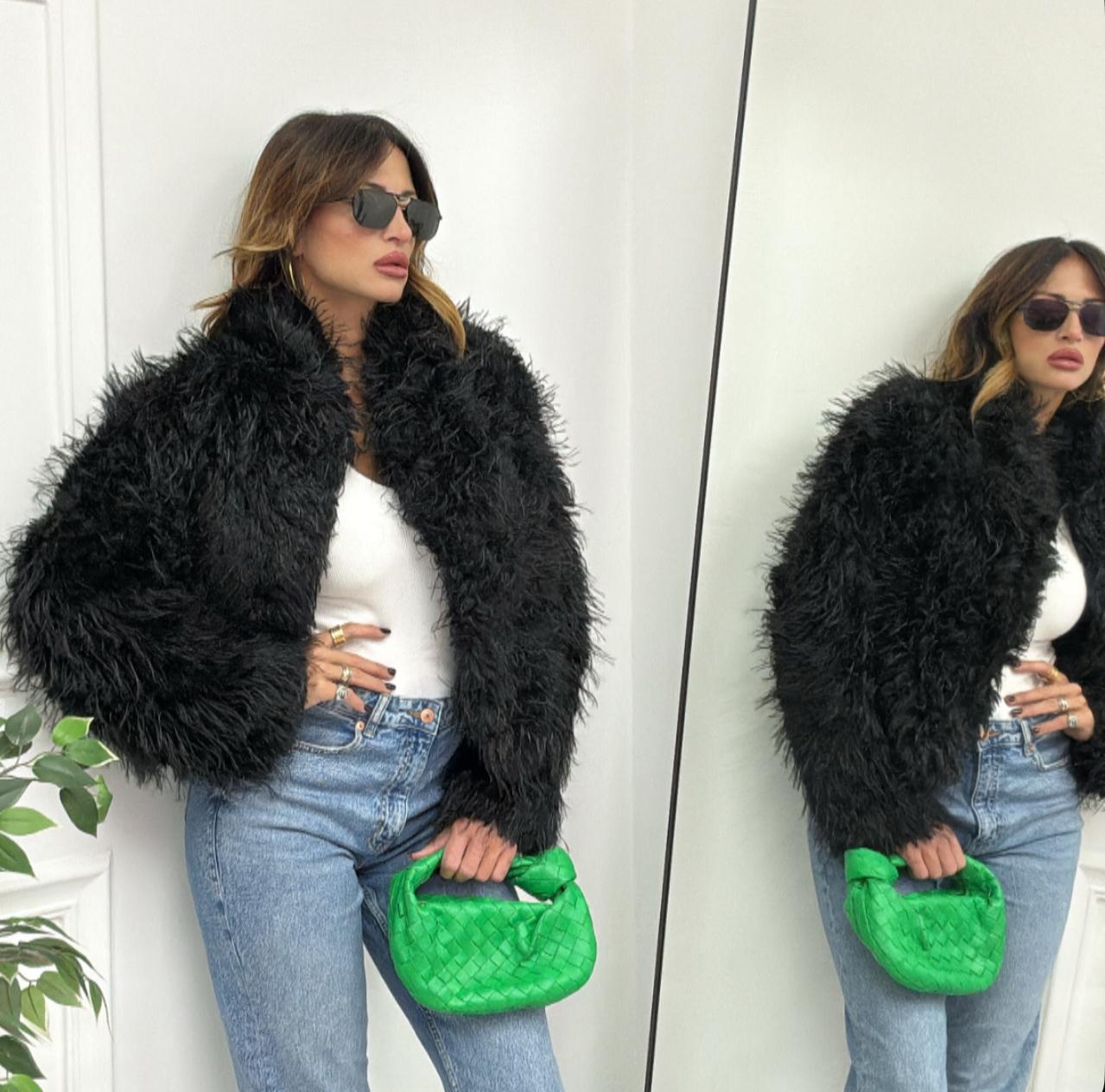 Miky - Eco Pelliccia Nero