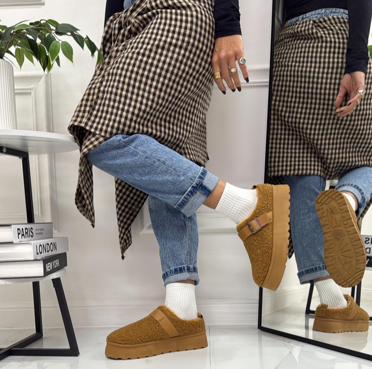 Gilda - Stivaletto Eskimo Boots Gomma Alta Cuoio