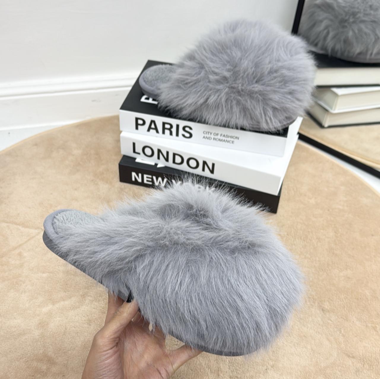 Teddy - Sandalo Ciabatte Donna Casual Comode Grigio