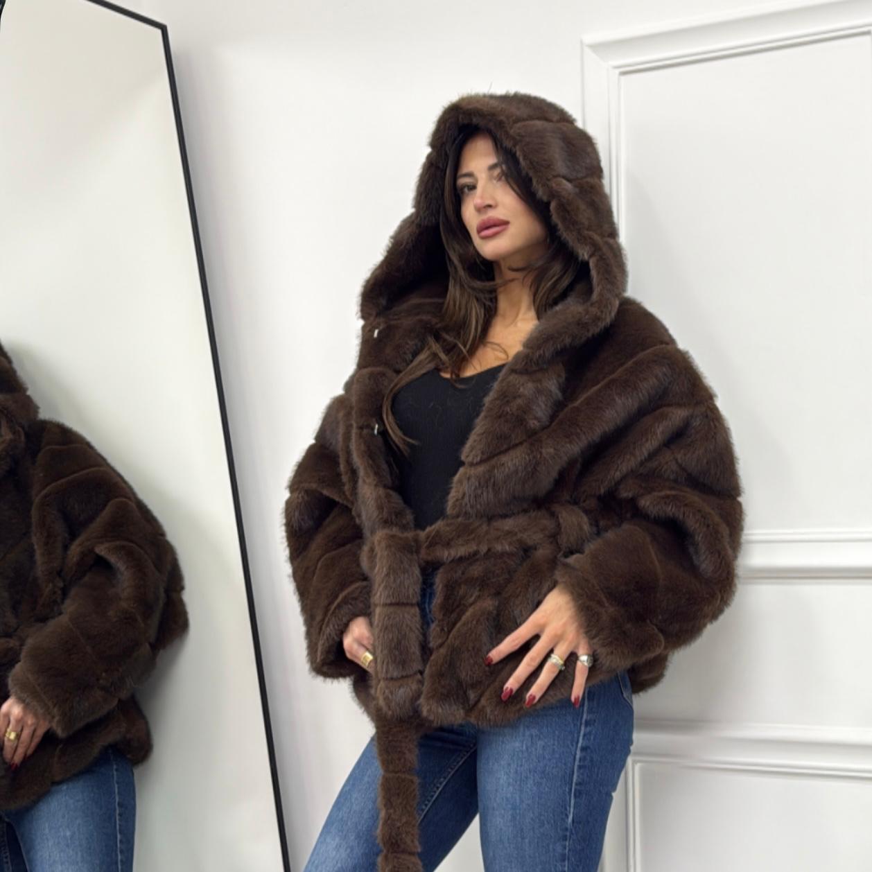 Paris - Eco Pelliccia Marrone