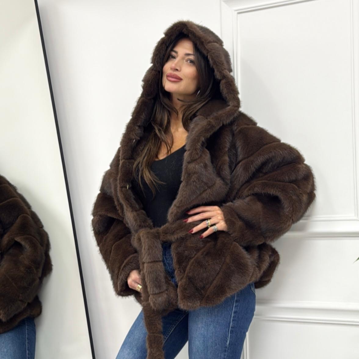 Paris - Eco Pelliccia Marrone