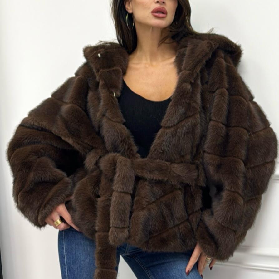 Paris - Eco Pelliccia Marrone