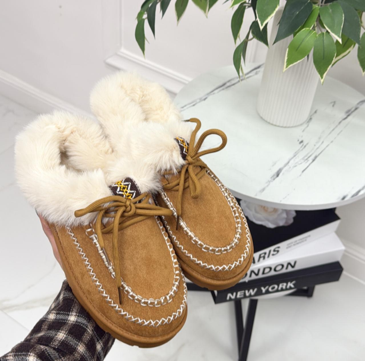 Olimpia - Stivaletto Eskimo Boots Gomma Alta Cuoio