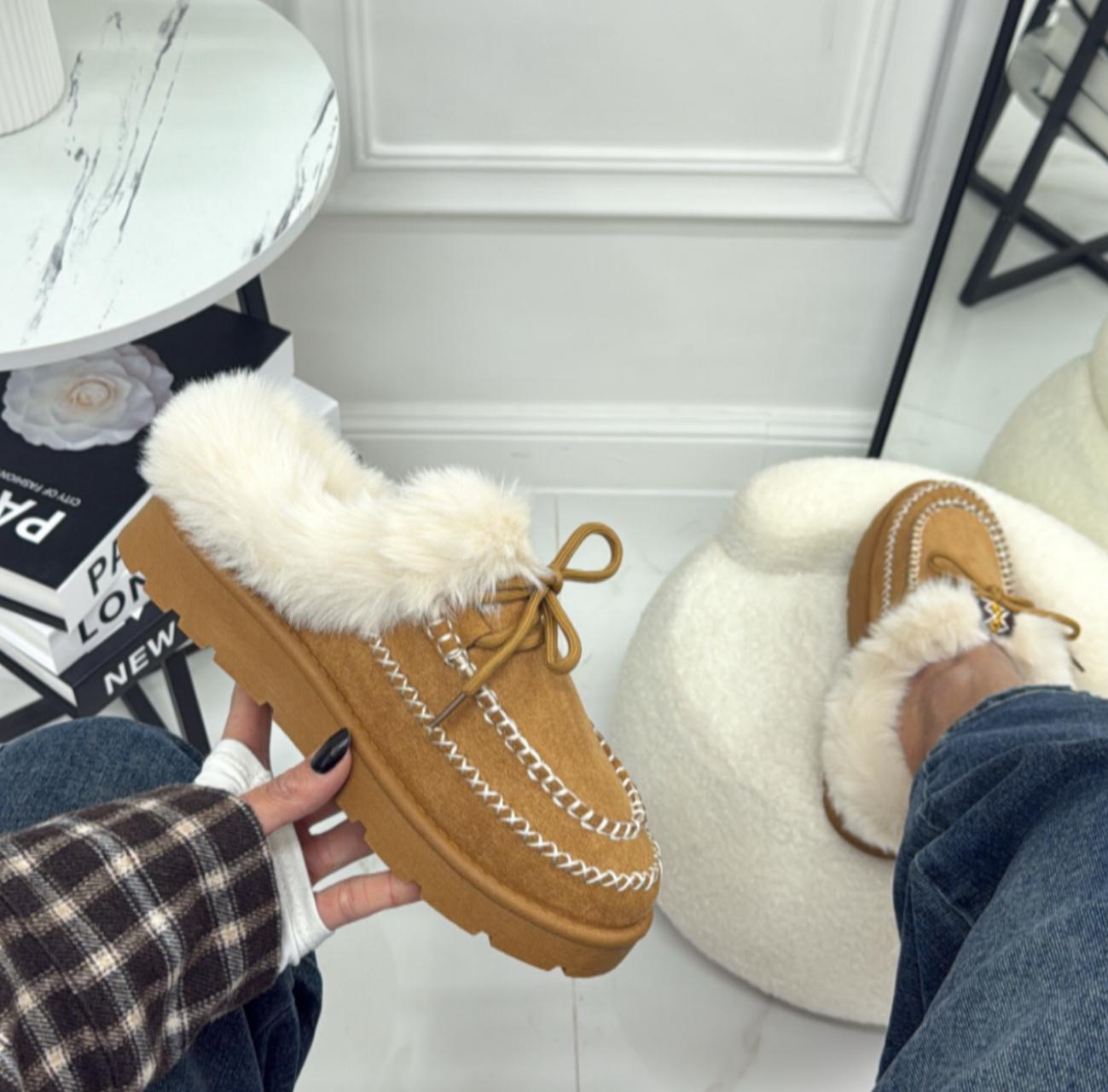 Olimpia - Stivaletto Eskimo Boots Gomma Alta Cuoio