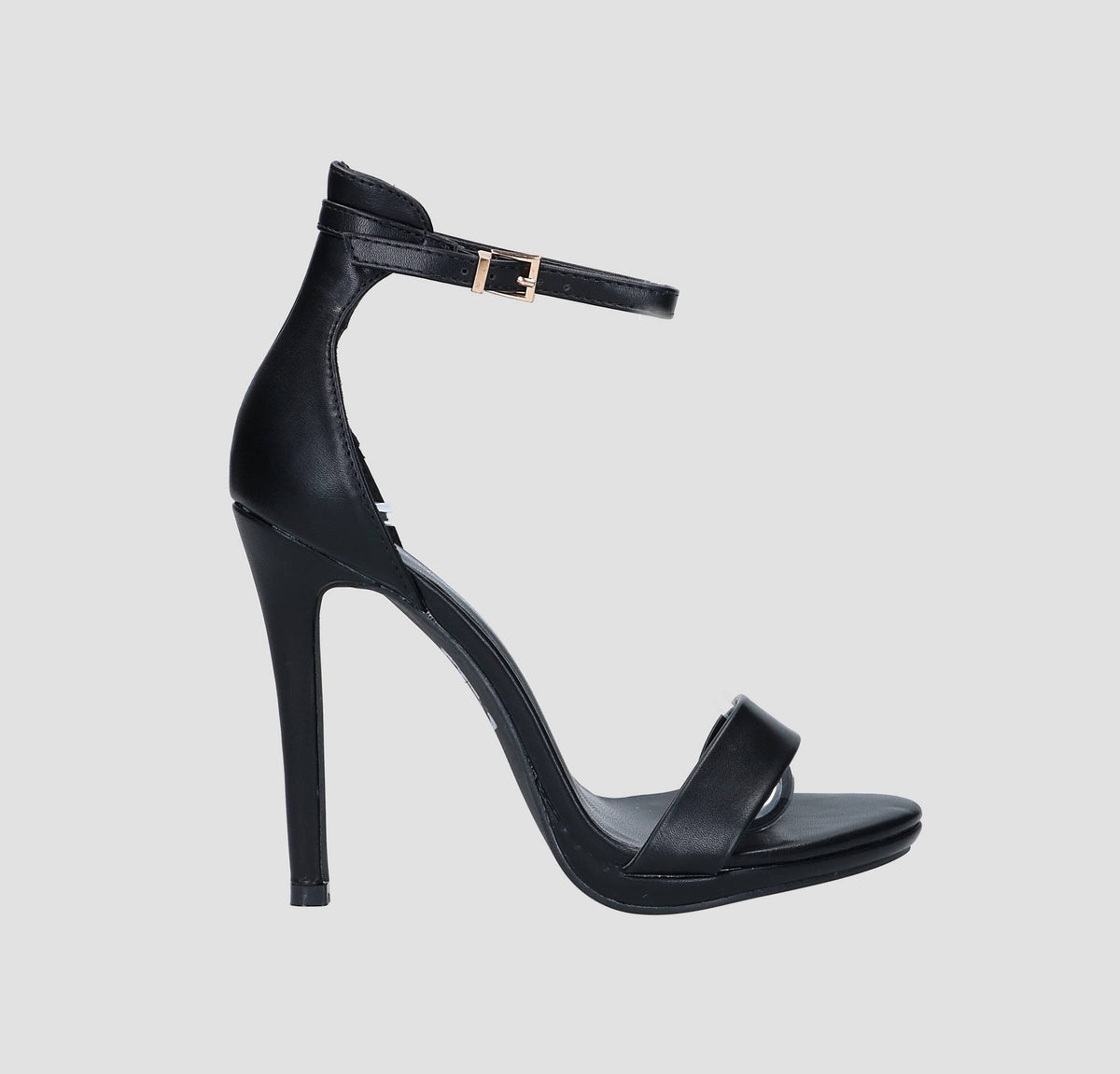 Sandali Con Tacco Grosso Allegra K Per Donna | Cinturino Alla Caviglia E Fibbia - Altezza Tacco 8.5 Cm, Nero
