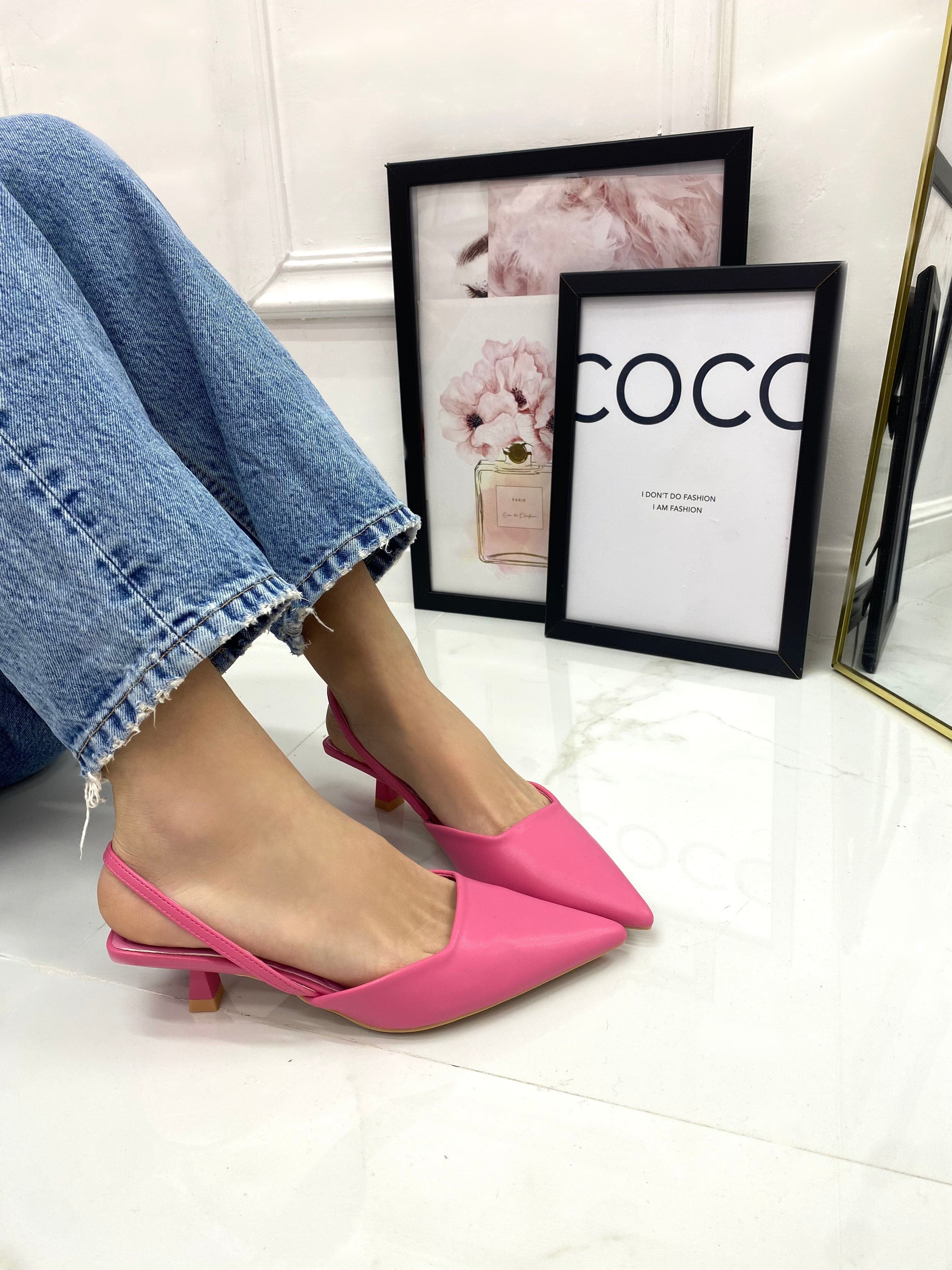 Scarpe fucsia tacco sales